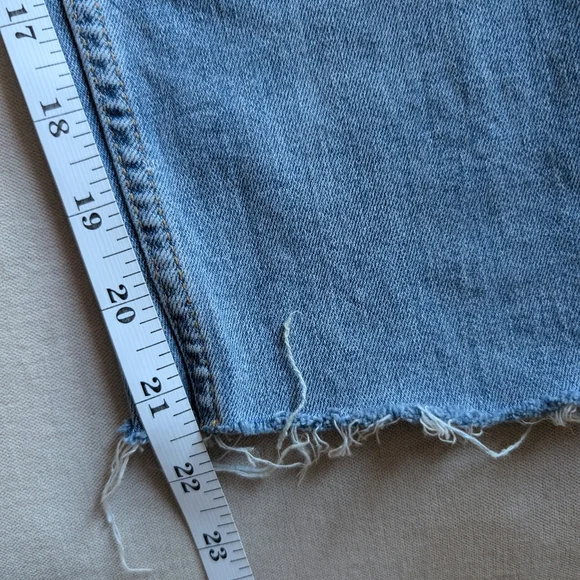 Topman Light Wash Skinny Distressed Jeans (DIY CROPPED - Can Cut Into Shorts!) - Picture 4 of 4